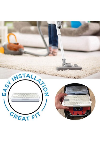 3x SF-HA50 Hepa Airclean 50 Filtre Miele Vakum Süpürge Serisi Için Uyumlu C3 C2 C1 S8000 S5000 S4 S5, Vb. (Yurt Dışından) fırsatları