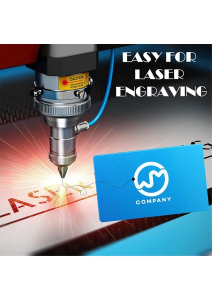 100 Adet Metal Gravür Boşlukları Renkli Alüminyum Levha Lazer Gravür Kartvizit Kendin Yap Hediye Kartları 86X54X0.2MM (5 Renk) (Yurt Dışından) indirimleri