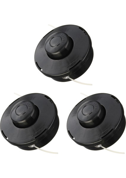 3x Yedek Petrol Düzeltici Kafası Strimmer Bump Besleme Hattı Makara Fırçası Kesici Çim (Yurt Dışından)