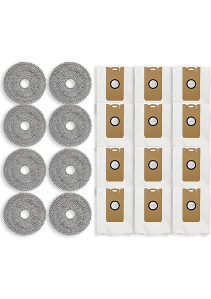 Xiaomi Lydsto W2 /kyvol Cybovac S60 /aicle INS-200 Mop Kumaşları Toz Çantası Vakum Süpürge Parçaları Aksesuarları (Yurt Dışından)