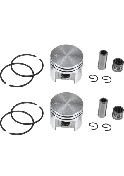 2x 38MM Piston ve Yüzükler 10MM Pin Iğne Yatak Kiti Stıhl MS180 018 180 Testisi (Yurt Dışından)