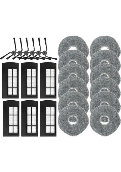 Eufy X9 Pro Yedek Yan Fırça Hepa Filtre Mop Padleri Yedek Parça Aksesuarları (Yurt Dışından)