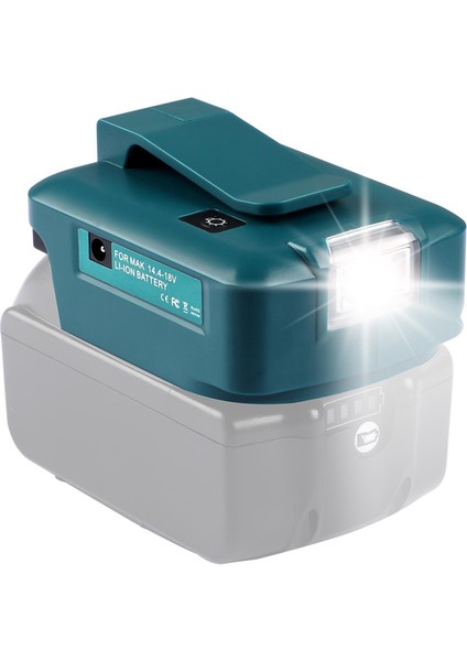 Makita Için ADP05 14.4V/18V Aslan Pil Usb/tip-C Dönüştürücü Bağlantı Noktası ile LED Işık Spot Işığı Dış Mekan Aydınlatması Makita Için (Yurt Dışından) indirimleri