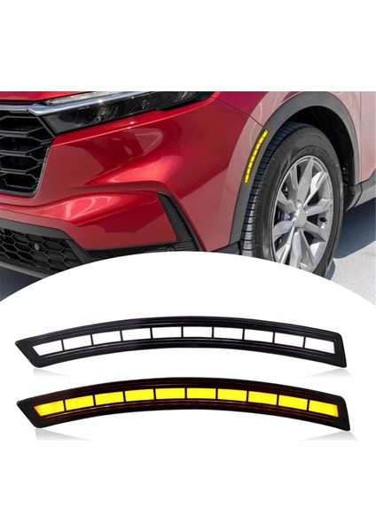 Honda Için LED Yan Işaretçi Işığı Crv 2023 2024 Trı-Colors Tekerlek Kaş Lambaları Sinyal Lambaları Gündüz Çalışan Işık (Yurt Dışından) modelleri