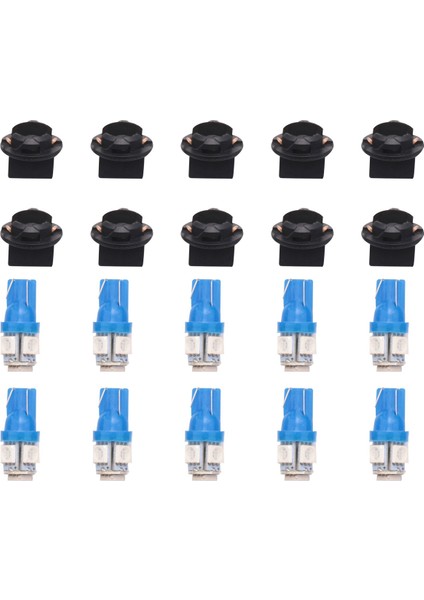 T10 194 168 LED Ampul PC194 PC195 PC160 PC168 Gösterge Paneli Gösterge Küme Gösterge Tablosu Ampul Buz Mavisi 20 Pcs (Yurt Dışından) modelleri
