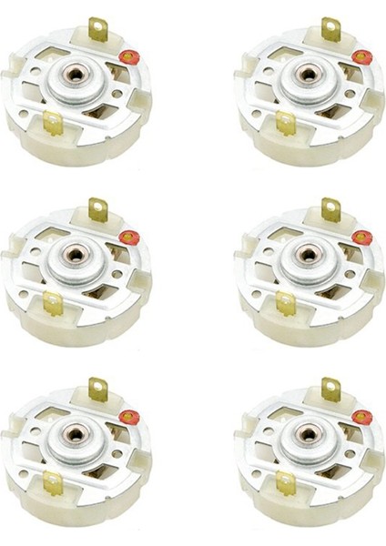 6pcs RS550 Motor Bakır Fırça Şarj Matkabı Elektrikli Tornavida Fırça Tutucu (Yurt Dışından)