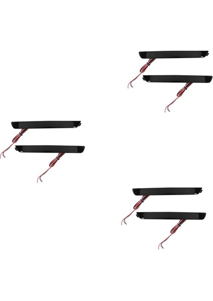 3x Araç Arka Tampon Reflektör Işıkları Toz Geçirmez Su Geçirmez Kuyruk Mazda 3 Axela Için Fren Işığı Çalışma Lambaları Durdur (Yurt Dışından)