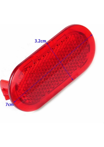 6pcs Kırmızı Iç Kapı Paneli Uyarı Polo Beetle Caddy Touran Için Işık Kapağı Reflektörü 6Q0947419 (Yurt Dışından) indirimleri