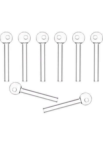 8 Adet Şeffaf Yeniden Kullanılabilir Cam Yağ Lambası Brülörü (Yurt Dışından)