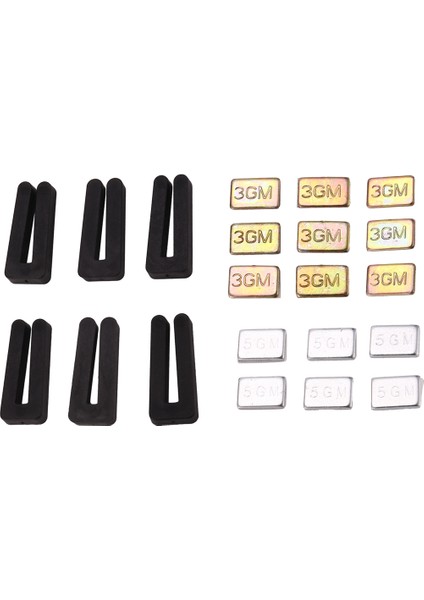 6 Set Tavan Fanı Bıçağı Dengeleme Kiti Fan Ağırlığı Dengeleme Kiti Kendi Kendine Yapışkan Metal 5g Ağırlığı ve 3g Ağırlığı Içerir (Yurt Dışından) fiyatları