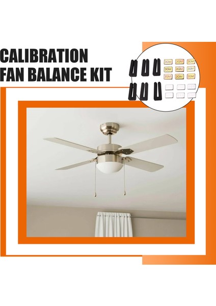 6 Set Tavan Fanı Bıçağı Dengeleme Kiti Fan Ağırlığı Dengeleme Kiti Kendi Kendine Yapışkan Metal 5g Ağırlığı ve 3g Ağırlığı Içerir (Yurt Dışından) indirimleri