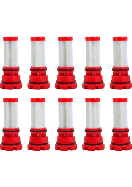 Ford Mercury Optimax/verado Motorları Için 10X Yeni Kırmızı Yakıt Filtresi 8M0020349 884380T (Yurt Dışından)