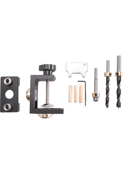 3 In 1 Ayarlanabilir Dübel Jig Ağaç Işleme Cep Delik Jig ile 8/15MM Matkap Ucu Sondaj Kılavuzu Bulucu Zımba Aracı (Yurt Dışından) modelleri