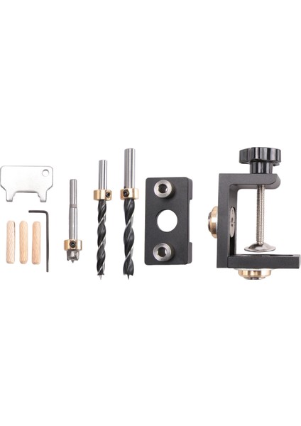 3 In 1 Ayarlanabilir Dübel Jig Ağaç Işleme Cep Delik Jig ile 8/15MM Matkap Ucu Sondaj Kılavuzu Bulucu Zımba Aracı (Yurt Dışından) fırsatları