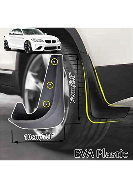 8pcs Universal Mud Fleps Mudguards Sıçrama Muhafızları Araba Suv Sedan Toyota Honda Ford Nissan-Bmw-Mercedes Audı (Yurt Dışından) indirimleri