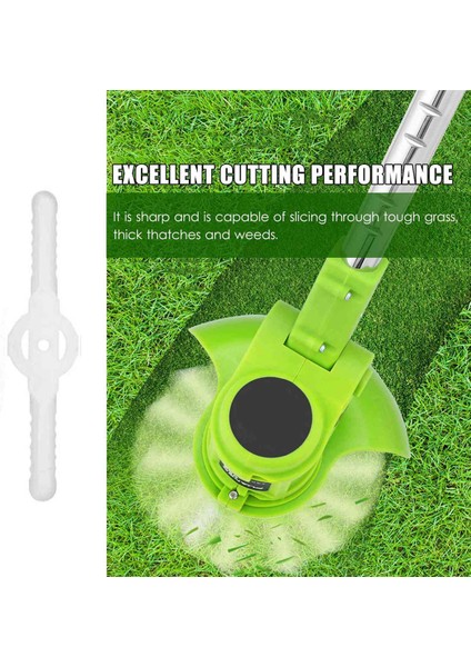 60PCS Plastik Çim Döşeme Bıçakları Çim Biçme Makinesi Döşeme Aksesuarları Çim Biçme Makinesi Bıçak Kablosuz Düzeltici Bahçe Aracı (Yurt Dışından) modelleri