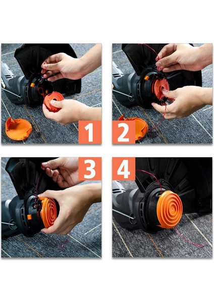 2x 50019417 Çim Düzeltici, Worx Kablolu Elektrik Ipi Düzelticileri Için Parça Kapağı Kapak Parçası Değiştirme (Yurt Dışından) indirimleri