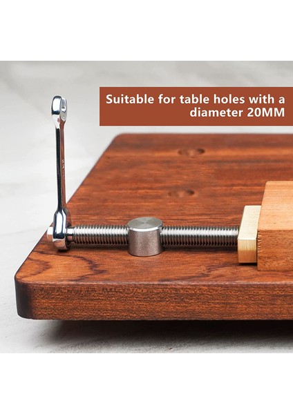 Köpek Deliği Kelepçeleri - 2 Ayarlanabilir Ahşap Masası Kelepçeleri - 4 Adet ile Tezgah Ahşap Işleme 20MM Tezgah Köpek Delikleri (Yurt Dışından) indirimleri