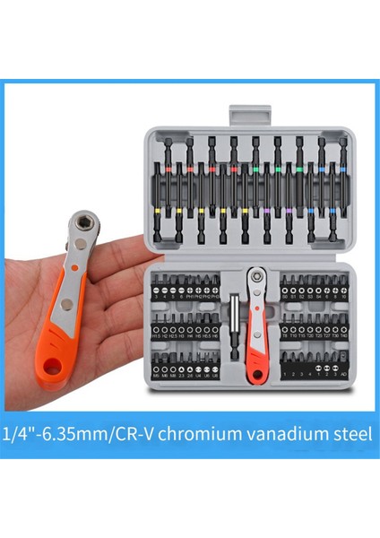 68PCS Cırcır Tornavida Bit Kombinasyon Seti 36 Dişli Mini Cırcır Kolu Ev ve Oto Onarımı Için Uygun. (Yurt Dışından) fiyatları