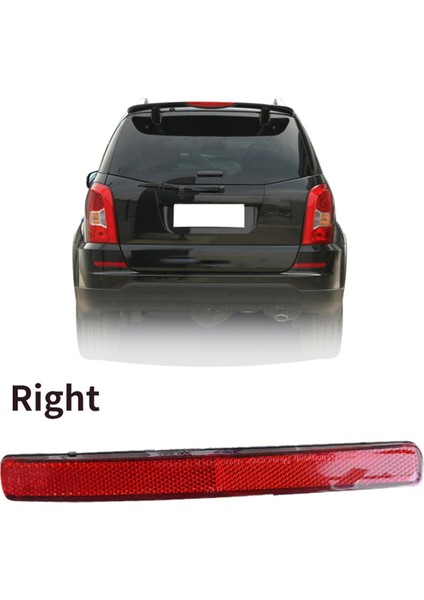 2x Araba Sağ Arka Tampon Reflektörü Ssangyong Için Assy Rexton Kyron 2006-2011 8390208B00 (Yurt Dışından) fiyatları