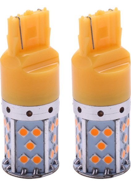 2x T20 7440 W21W LED Ampul 3030 35SMD Canbus LED Lamp Araç Deniz Sinyal Işıkları Amber Aydınlatma 12V 24V (Yurt Dışından)