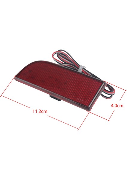 2 Çift Arka Tampon Reflektör LED Mercedes Için Fren Işığı Durdurma Benz W639 Vito Viano 2003-14 (Yurt Dışından) modelleri