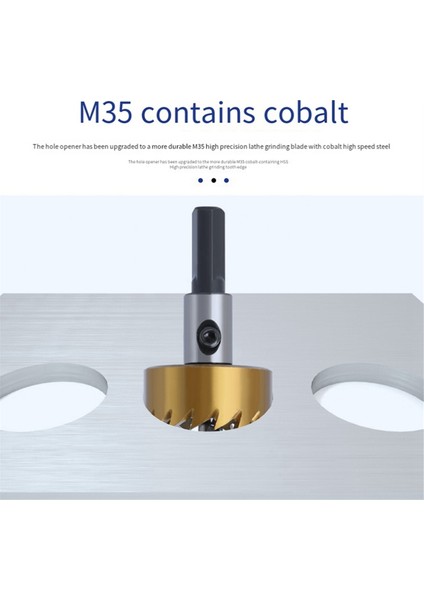 Metal, Bakır, Paslanmaz Çelik ve Demir Plaka Için Uygun 5 Parçalı 16MM-30MM Yüksek Hızlı Çelik Matkap Kesici. (Yurt Dışından) fiyatları