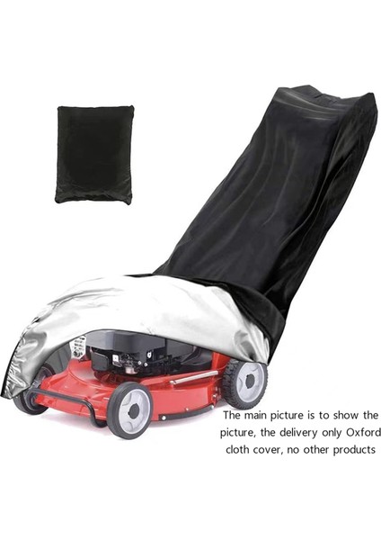 Push Bingi Kapağı Açık Havada, Ağır Hizmet Tipi Polyester Oxford Su Geçirmez Çim Biçme Makinesi Kapağı, Siyah Uv, Toz, Rüzgar Koruması (Yurt Dışından) fiyatları
