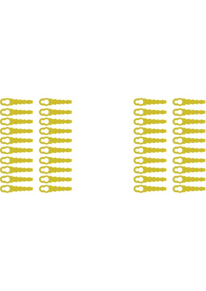40 Adet Çim Biçme Makinesi Yedek Plastik Çim Biçme Makinesi Bıçakları Birçok Kez Plastik Çim Biçme Makinesi Bıçakları (Yurt Dışından)