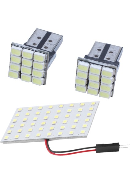 1set Beyaz 1210 Smd 48 LED Araba Iç Kubbe Işığı ve 4x T10 W5W Beyaz Canbus 1206 12-Smd LED 12V Ampul Lambası (Yurt Dışından) fiyatları