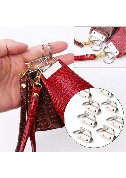 30 Adet 32MM Keychain Donanım Kiti Bilek Kelepçesi Kömeli Anahtarlık Dıy Araçları Için Uygundur (Yurt Dışından) indirimleri