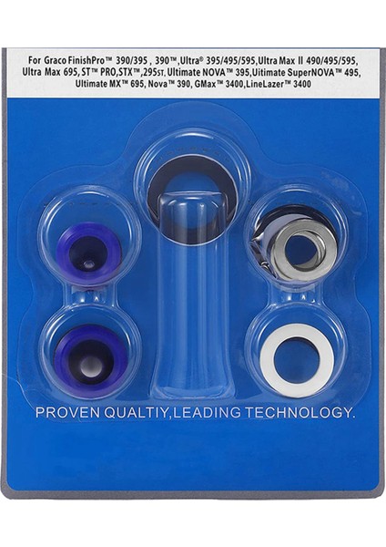 3x 244194 Havasız Boya Püskürtücü Için Pompa Paketleme Kiti 295 390 395 490 495 595 3400, Pompa Püskürtücü (Yurt Dışından) indirimleri