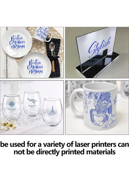 Lazer Gravür Markalama Renkli Kağıt, 2pcs Mavi Işaretleme Kağıdı, Fiber Lazer Markalama Için 15.3X10.4INCH Lazer Gravür Kağıdı (Yurt Dışından) fiyatları