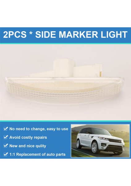 Yan Marker Tekrarlayıcı Işık Dönüş Sinyal Lambası Land Rover Için LR007954 Lr2 Lr3 Lr4 Range Rover Sport 2006-2013 (Yurt Dışından) fırsatları
