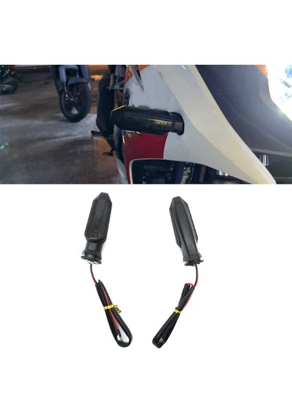 4x Motosiklet Turn Sinyalleri Honda CB125R CB250R CB300R CB650R CBR650R ADV150 ADV350 Füme (Yurt Dışından) fırsatları