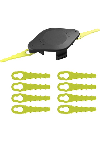 Ryobi Kırpma Kafası Için Plastik Bıçak ile RAC155 Plastik Yedek Bıçak Çim Biçme Makinesi Çim Makası Kafa Kesici Parçaları (Yurt Dışından)