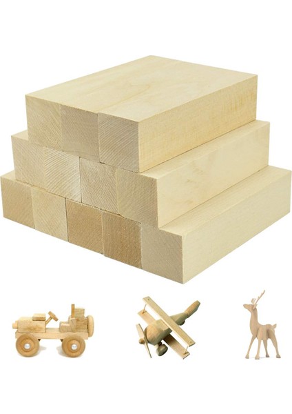 Oyma ve Oyma Ahşap Bloklar Bitmemiş Ahşap Bloklar Ihlamur Ağacı Oyma Blokları Oymaya Yeni Başlayanlar Için Yumuşak Ahşap Set (Yurt Dışından) indirimleri