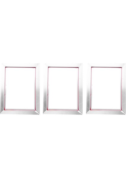 3x A3 Ekran Baskı Alüminyum Çerçeve 31X41CM Beyaz 43T Ipek Baskı Polyester Örgü Yazdırılan Devre Kartları Için (Yurt Dışından)