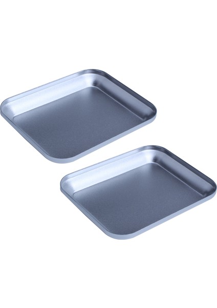 2x Yararlı Alüminyum Alaşım Vidalı Vida Tepsisi, Rc Model Telefon Araç Tamir Aracı Için Manyetik Pad ile Gümüş (Yurt Dışından)