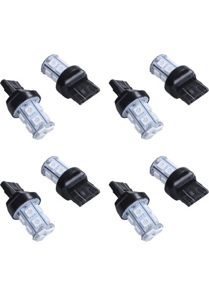 8x Kırmızı T20 7443 380 W21/5W Araba 13 Smd 5050 LED Durdurma Kuyruk Fren Işıkları Ampuller (Yurt Dışından)