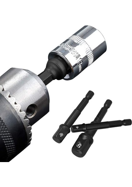 6 Adet Soket Bit Adaptörleri 1/4 Inç 3/8 Inç 1/2 Inç Tahrik Darbe Gücü Uzatma Seti Matkap Ucu Somun Sürücüsü Takım Setleri (Yurt Dışından) modelleri