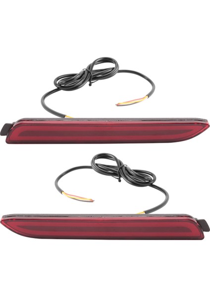 6pcs LED Tampon Reflektörü Toyota Için Parlak Kırmızı Lens Fren Lambaları Camry 2006-2014 (Yurt Dışından) modelleri