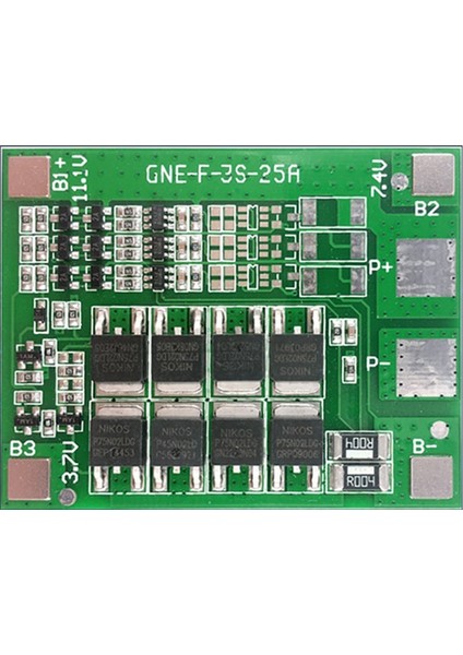 3s 12V 25A Koruma Levhası Bms Lityum Pil Şarj Cihazı, Güç Pil Geliştirme Pcb Koruma Levhası (Yurt Dışından)