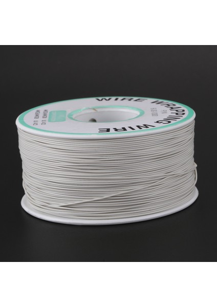 305M Beyaz Pvc Kaplı Kalay Kaplama Bakır Tel Tel Sarma 30AWG Kablo Rulosu (Yurt Dışından) fırsatları