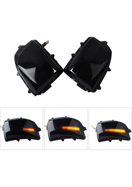 Dinamik Dönüş Sinyal LED LED Yan Ayna Göstergesi Volvo XC70 2008-2012 XC90 2007-2014 (Yurt Dışından) indirimleri