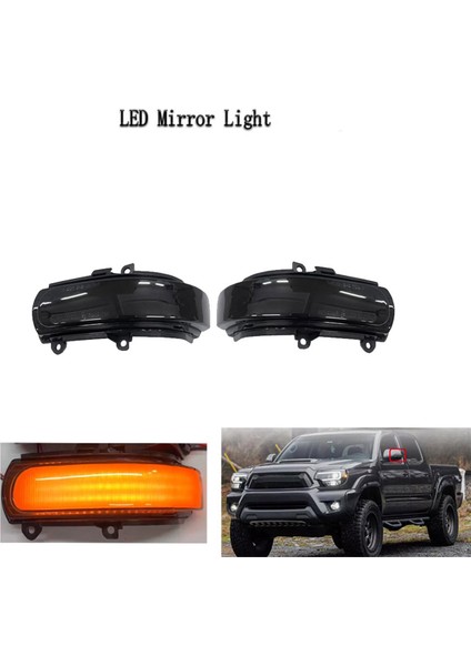 1 Pair Dikiz Aynası Dönüş Sinyali Toyota Için Sinyal Işığı Corolla Rukus Zelas Paso Auris Scion Yan Ayna Gösterge Lambası (Yurt Dışından) fiyatları