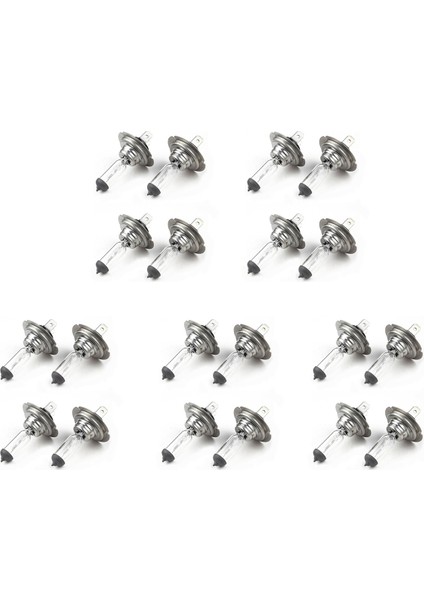 20 x H7 Araba Far Ampulleri 12V / 55W Halojen Standart Lamba Işığı (Yurt Dışından)