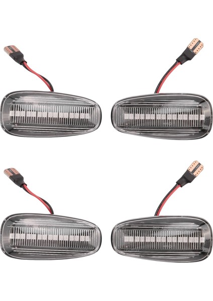 4pcs Araba Yan Işaretçi Işık LED Turn Sinyal Gösterge Lambası Opel Zafira A 99-05 Astra G 98-09 Beyaz (Yurt Dışından)
