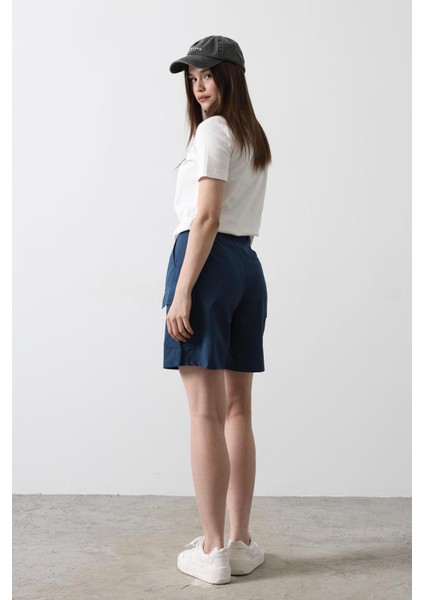 Şort - Indigo Mavi Cepli fiyatları