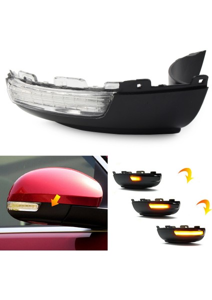 Tiguan Için Araba Yan Ayna Turn Sinyal Işığı 2008-2016 Sharan 2011-2016 Dikiz Ayna Lambası 5N0949102B Sağ (Yurt Dışından) modelleri